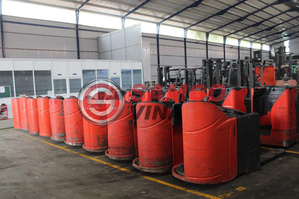 Xe nâng điện đứng lái Pallet Linde 2 tấn - Ảnh 4