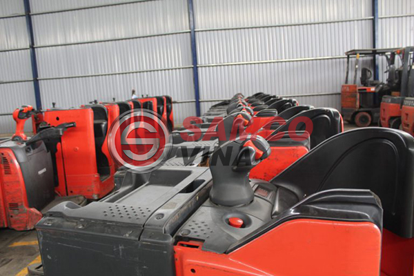 Xe nâng điện đứng lái Pallet Linde 2 tấn - Ảnh 3