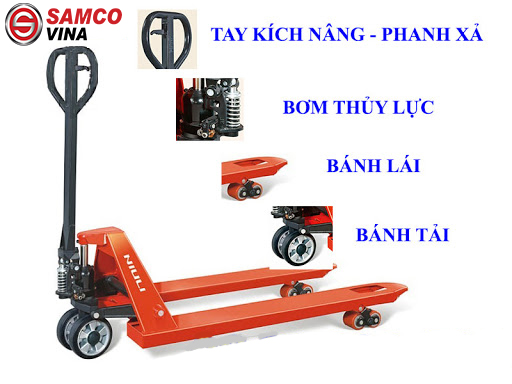 cấu tạo xe nâng tay 2 tấn