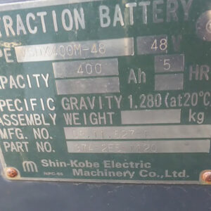 thông số ắc quy xe nâng điện 1.5 tấn