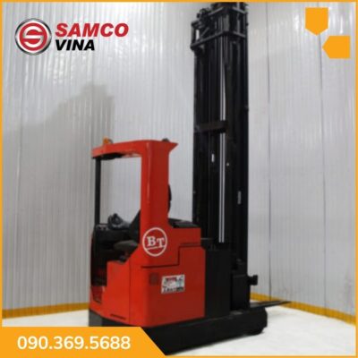 Xe nâng điện đứng lái kệ kho Reach Truck BT 2 tấn