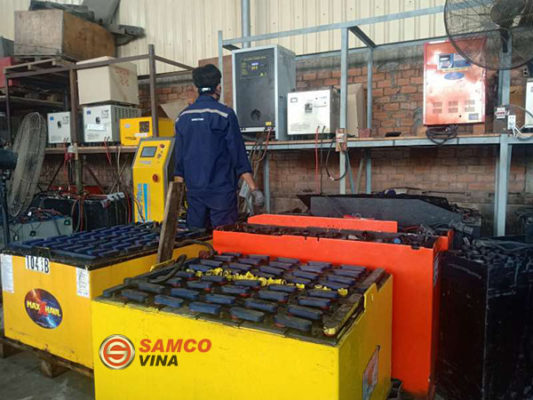 sản phẩm xe nâng luôn được bảo trì, bảo dưỡng theo đúng tiêu chuẩn