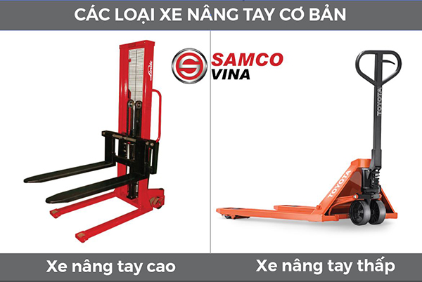 Các loại xe nâng Pallet Samcovina