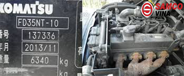 động cơ xe nâng 3.5 tấn