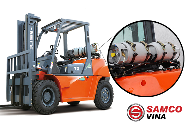 Các loại xe nâng xăng và gas