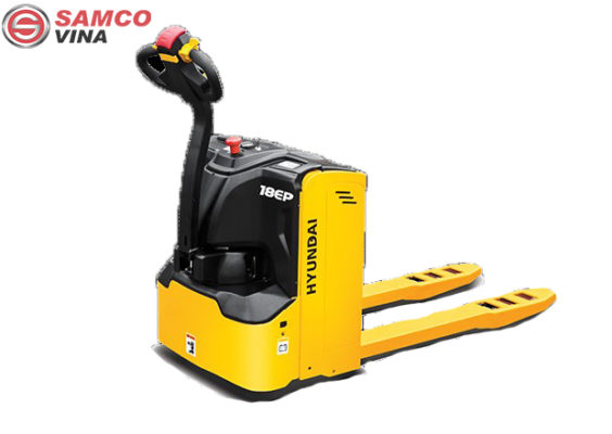 xe nâng điện bán tự động