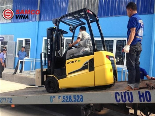 Xe nâng điện Hyundai 3 bánh 2 tấn