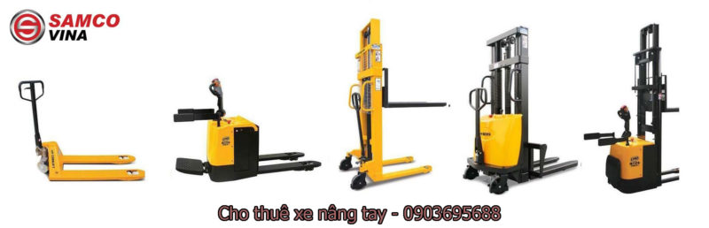 cho thuê xe nâng tay hcm
