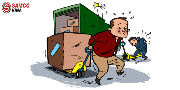 quy tắc sử dụng xe nâng tay an toàn