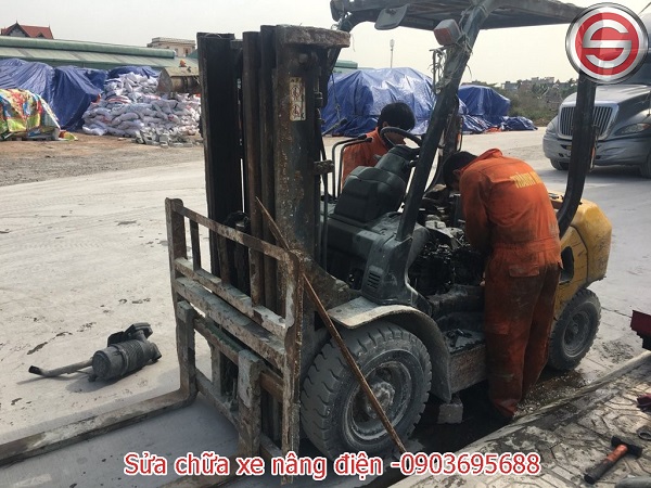 sữa chữa xe nâng điện