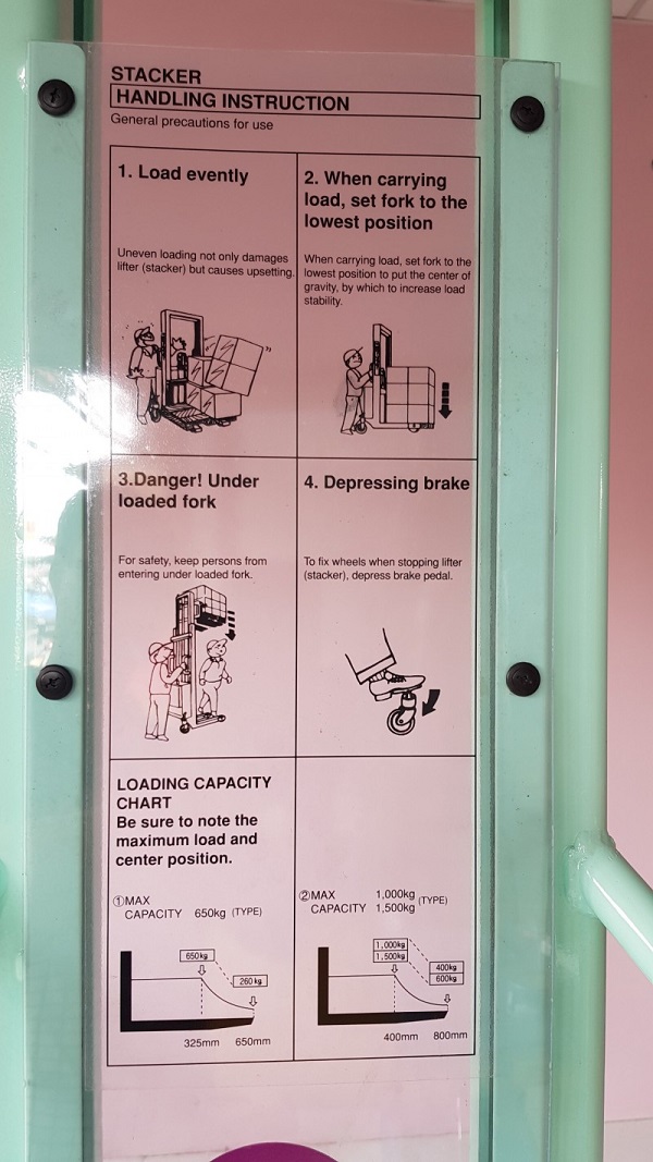 Xe nâng bán tự động OPK SD1000-25 - Ảnh 3