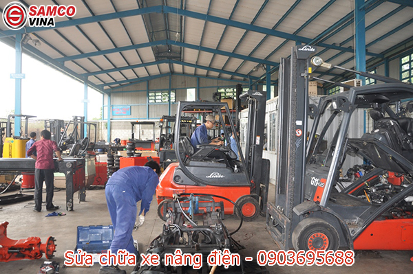 Dịch vụ sửa chữa xe nâng điện, sửa chữa xe nâng hàng 24/7