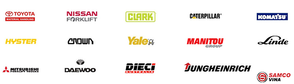 Các hãng xe nâng phổ biến