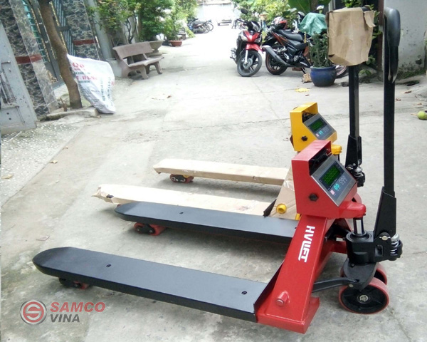 Xe nâng cân điện tử