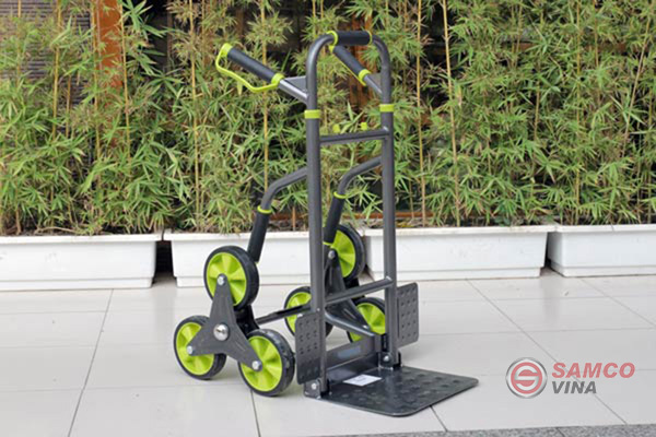 Xe đẩy hàng leo cầu thang 6 bánh