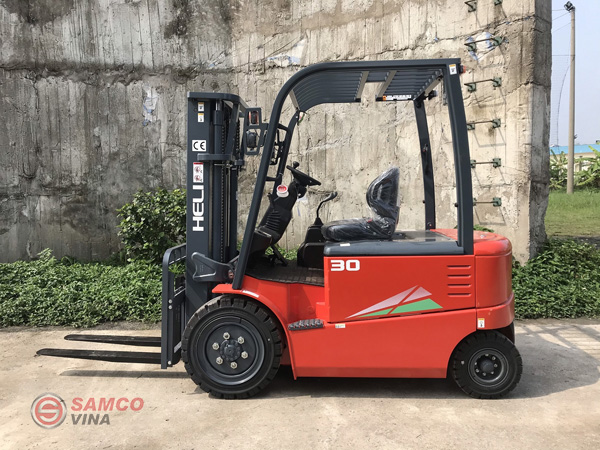 Xe nâng điện ngồi lái Heli