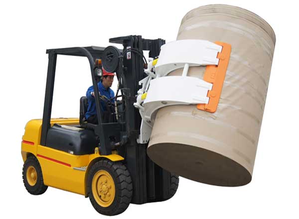 Bộ kẹp tròn (roll clamp attachment) của xe điện 2 tấn