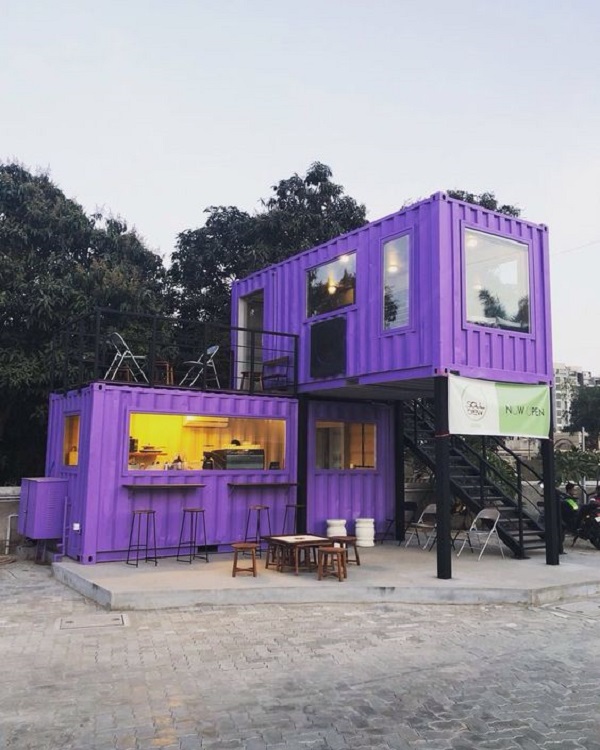 Container đã qua sử dụng được làm thành nhà ở tiện lợi