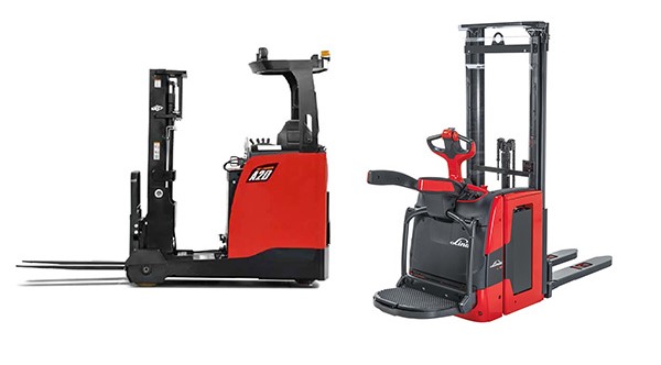 Xe nâng đứng lái