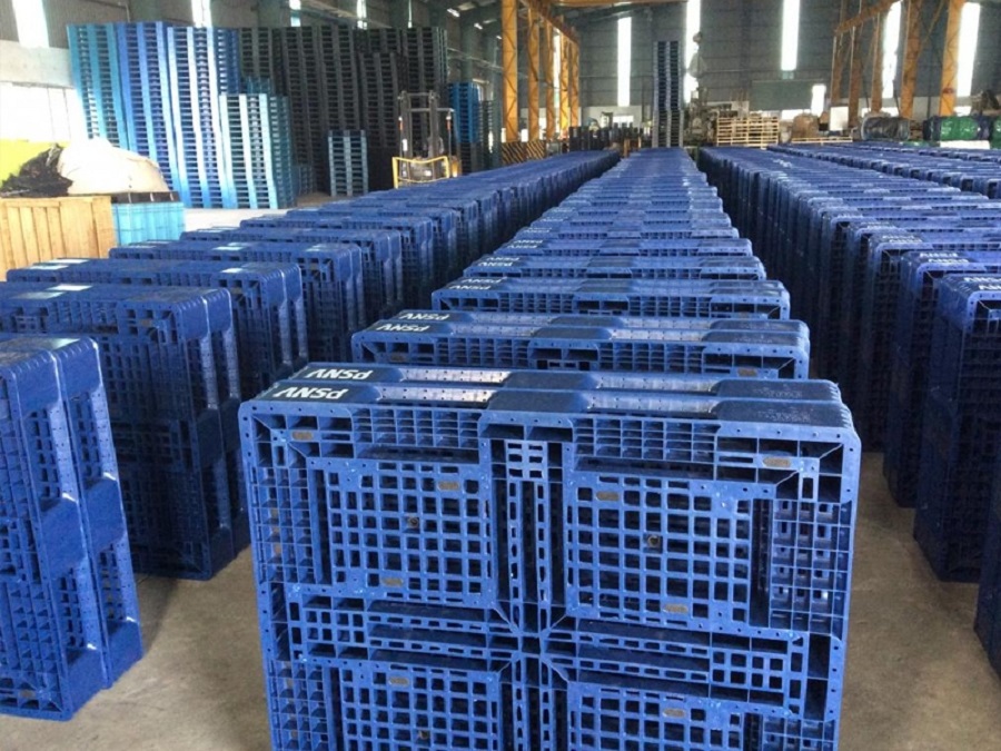 Vật liệu pallet nhựa chủ yếu từ nhựa PP và HDPE